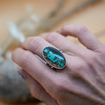 Royston Ribbon Ring (Size 10.25) - Golden Road Crafted
