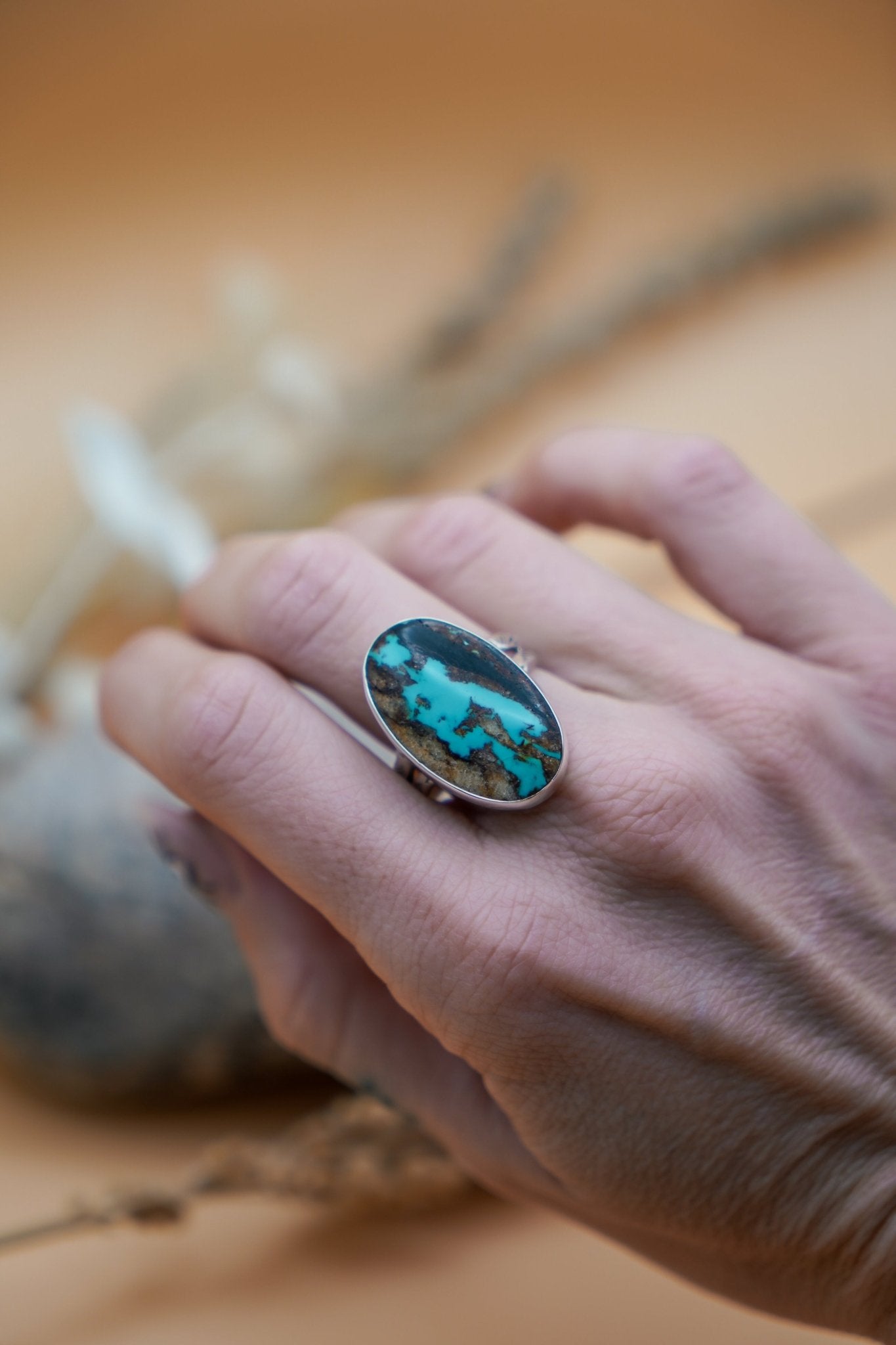Royston Ribbon Ring (Size 10.25) - Golden Road Crafted