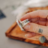 Royston Ribbon Ring (Size 8) - Golden Road Crafted