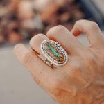 Royston Ribbon Ring (Size 8) - Golden Road Crafted