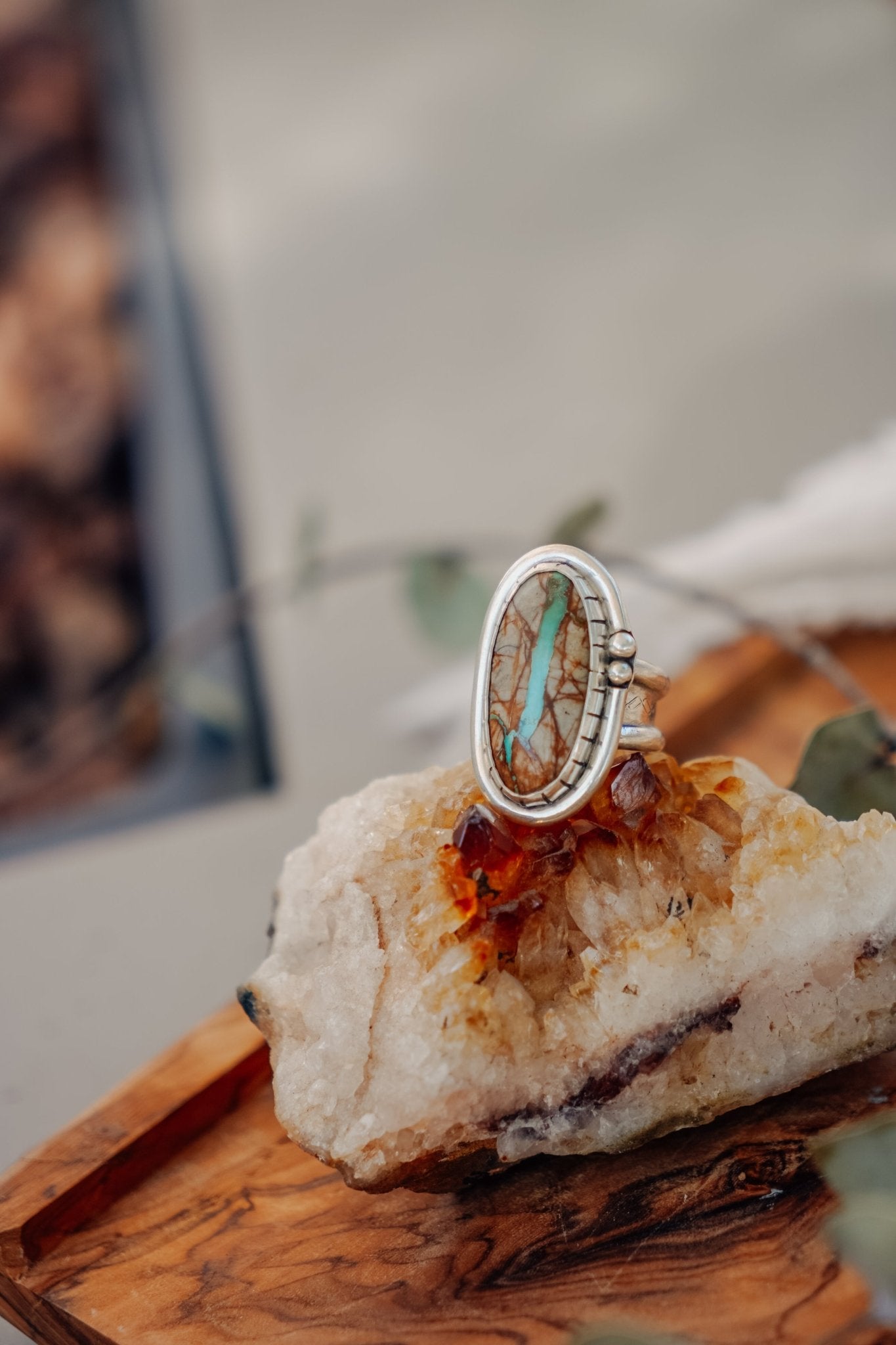 Royston Ribbon Ring (Size 8) - Golden Road Crafted