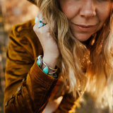 Royston Turquoise Cuff - Golden Road Crafted