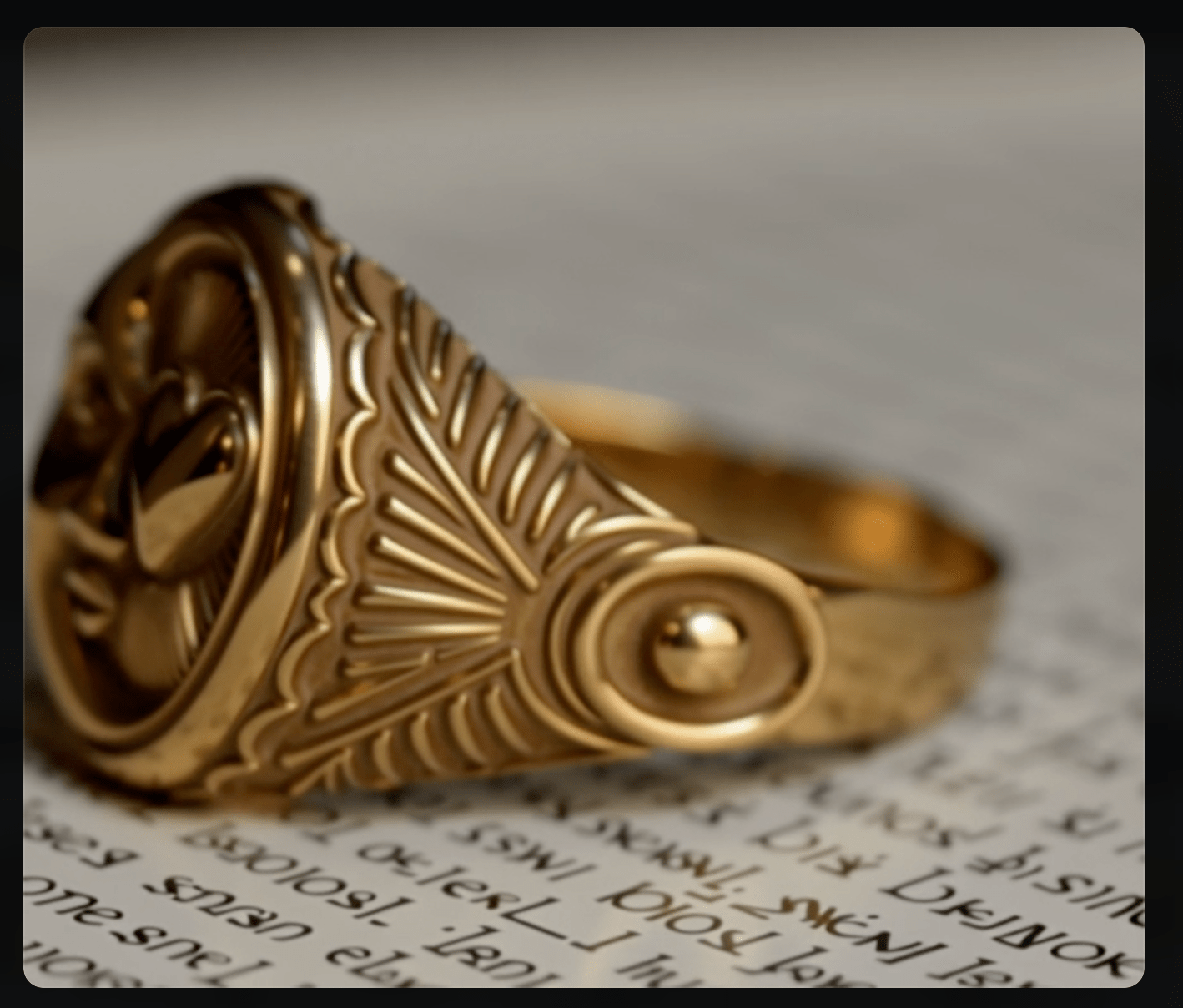 Sacred Sight Ring - Golden Road Crafted