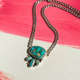 Saturday Stoke Necklace in Sonoran Mtn w/ curb chain - Golden Road Crafted