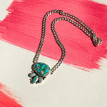 Saturday Stoke Necklace in Sonoran Mtn w/ curb chain - Golden Road Crafted
