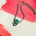 Saturday Stoke Necklace in Sonoran Mtn w/ curb chain - Golden Road Crafted