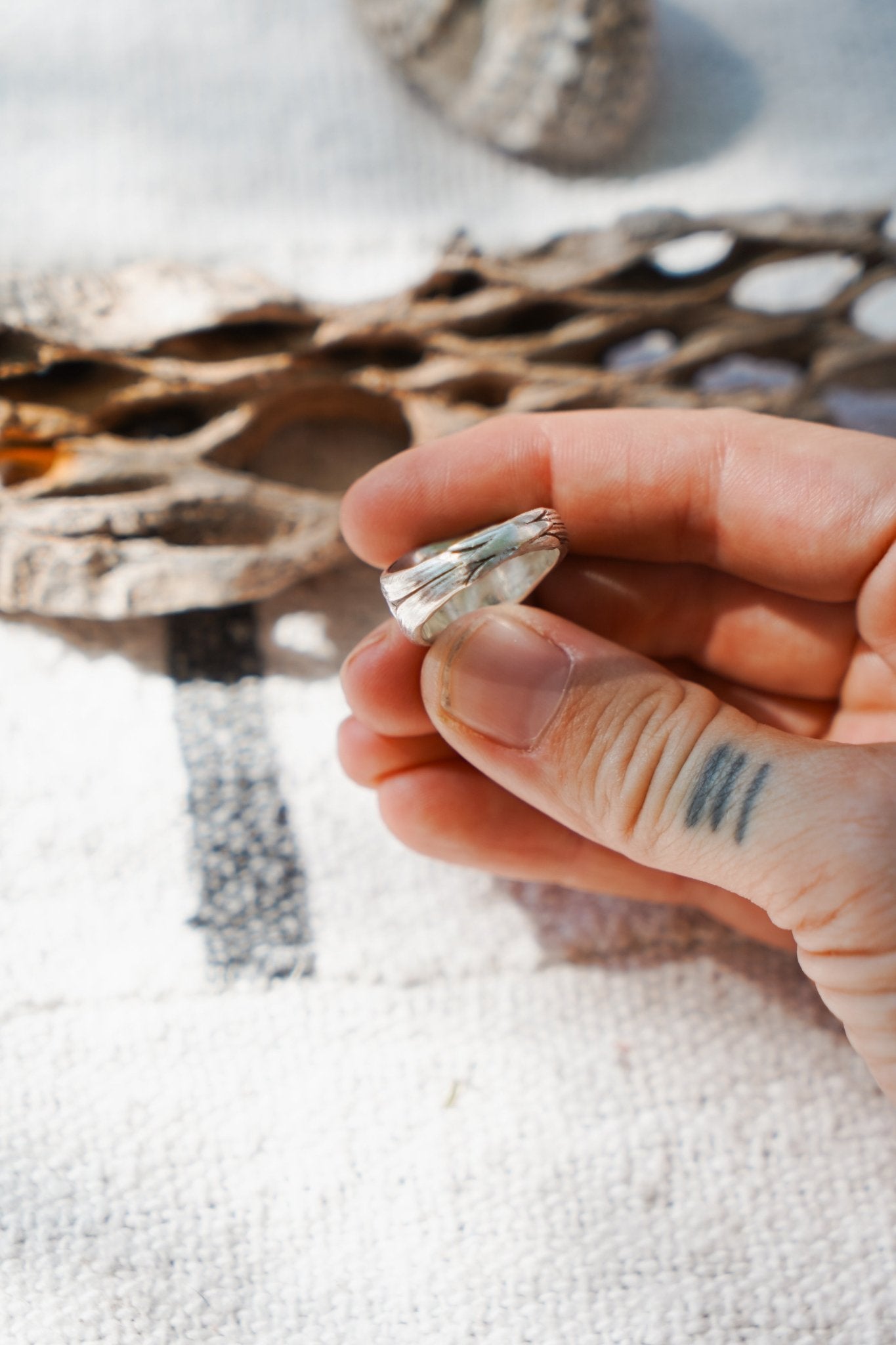 Scarab Ring - Golden Road Crafted