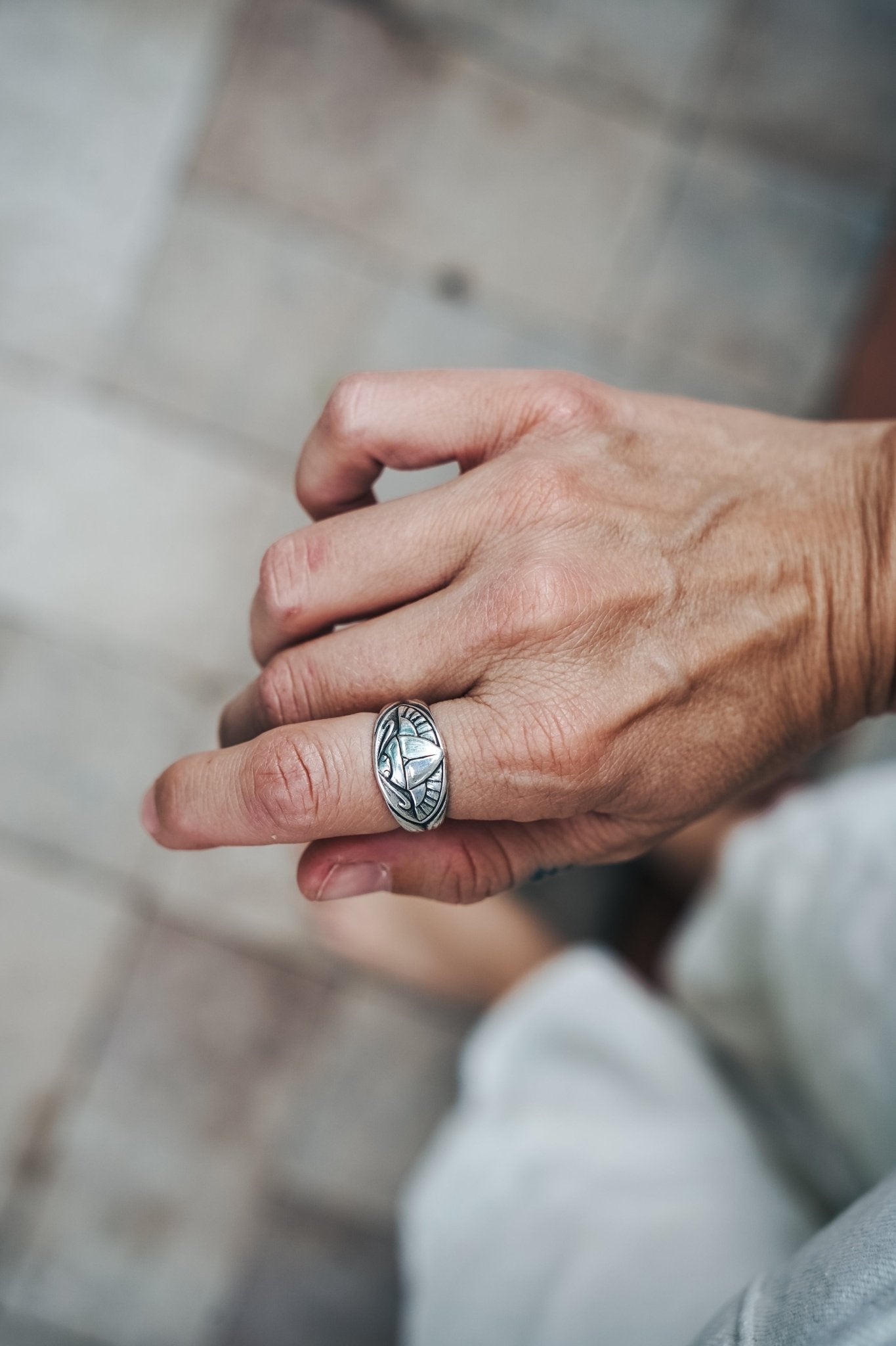 Scarab Ring - Golden Road Crafted