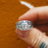 Scarab Ring - Golden Road Crafted