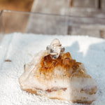 Scenic Agate Ring with Gold - Fill Prongs (Size 7) - Golden Road Crafted