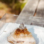 Scenic Agate Ring with Gold - Fill Prongs (Size 8) - Golden Road Crafted