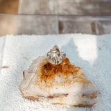 Scenic Agate Ring with Gold - Fill Prongs (Size 8) - Golden Road Crafted