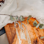 Shoulder Dusters in Confetti Chrysacola - Golden Road Crafted