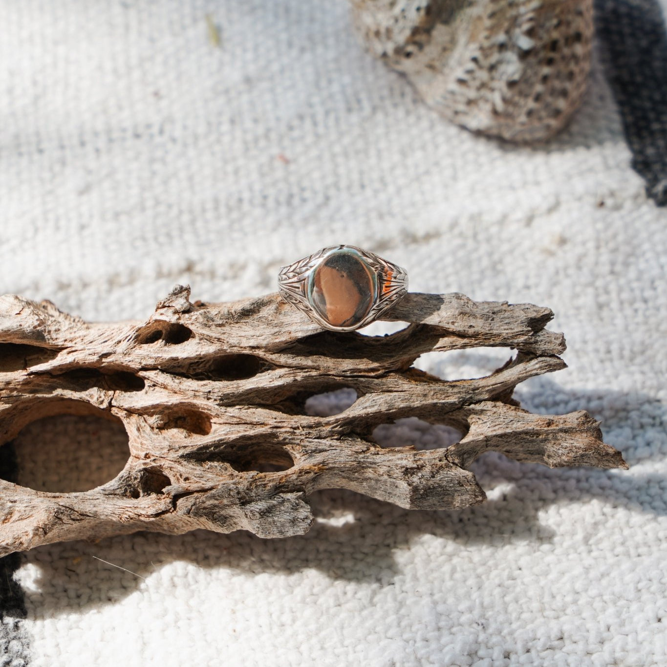 Signet Ring in Sterling Silver (Choose your size) - Golden Road Crafted