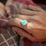 Sonoran Mountain Turquoise Ring (Size 6.5) - Golden Road Crafted