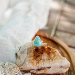 Sonoran Mountain Turquoise Ring (Size 6.5) - Golden Road Crafted