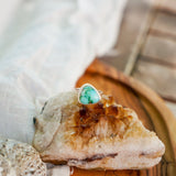 Sonoran Mountain Turquoise Ring (Size 8.25) - Golden Road Crafted