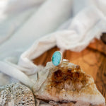 Sonoran Mountain Turquoise Ring (Size 8.5) - Golden Road Crafted