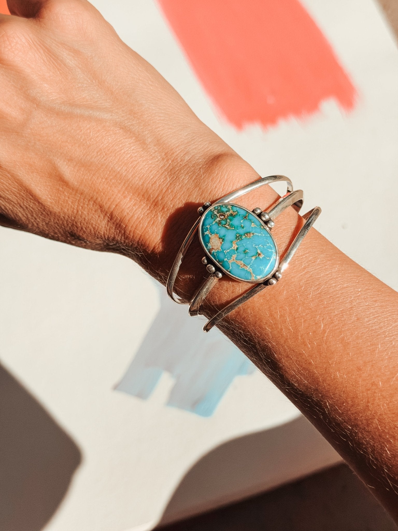 Southwest Road Trip Cuff in Sonoran Mtn - Golden Road Crafted