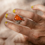 Spiny Oyster Ring (Size 5.25) - Golden Road Crafted