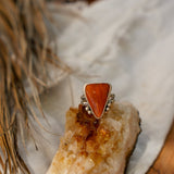 Spiny Oyster Ring (Size 7) - Golden Road Crafted