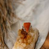 Spiny Oyster Ring (Size 7) - Golden Road Crafted