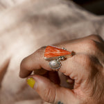 Spiny Oyster Ring (Size 7.5) - Golden Road Crafted