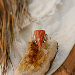 Spiny Oyster Ring (Size 7.5) - Golden Road Crafted