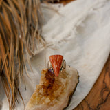 Spiny Oyster Ring (Size 7.5) - Golden Road Crafted