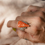 Spiny Oyster Ring (Size 7.5) - Golden Road Crafted