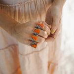 Spiny Oyster Ring (Size 7.5) - Golden Road Crafted