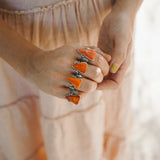 Spiny Oyster Ring (Size 7.5) - Golden Road Crafted