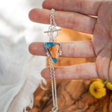 Spiny Oyster Toggle Necklace - Golden Road Crafted
