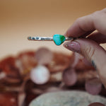 Stacking Cuff in Sonoran Mountain Turquoise - Golden Road Crafted