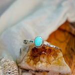 Stacking Cuff in Sonoran Mountain Turquoise - Golden Road Crafted