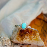 Stacking Cuff in Sonoran Mountain Turquoise - Golden Road Crafted