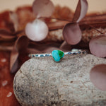 Stacking Cuff in Sonoran Mountain Turquoise - Golden Road Crafted