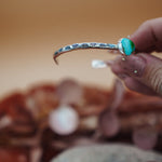 Stacking Cuff in Sonoran Mountain Turquoise - Golden Road Crafted