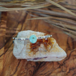 Stacking Cuff in Sonoran Mountain Turquoise - Golden Road Crafted