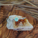 Stacking Cuff in Sonoran Mountain Turquoise - Golden Road Crafted