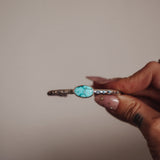 Stacking Cuff in Whitewater Turquoise - Golden Road Crafted