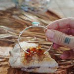 Stacking Cuff in Whitewater Turquoise - Golden Road Crafted