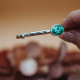 Stacking Cuff in Whitewater Turquoise - Golden Road Crafted