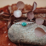 Stacking Cuff in Whitewater Turquoise - Golden Road Crafted