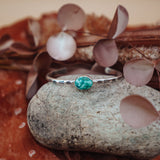 Stacking Cuff in Whitewater Turquoise - Golden Road Crafted