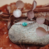 Stacking Cuff in Whitewater Turquoise - Golden Road Crafted