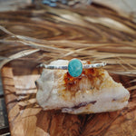 Stacking Cuff in Whitewater Turquoise - Golden Road Crafted
