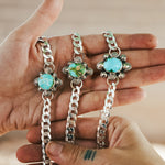 Statement Choker in Sonoran Mountain Turquoise - Golden Road Crafted