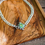 Statement Choker in Sonoran Mountain Turquoise - Golden Road Crafted