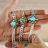 Statement Choker in Sonoran Mountain Turquoise - Golden Road Crafted